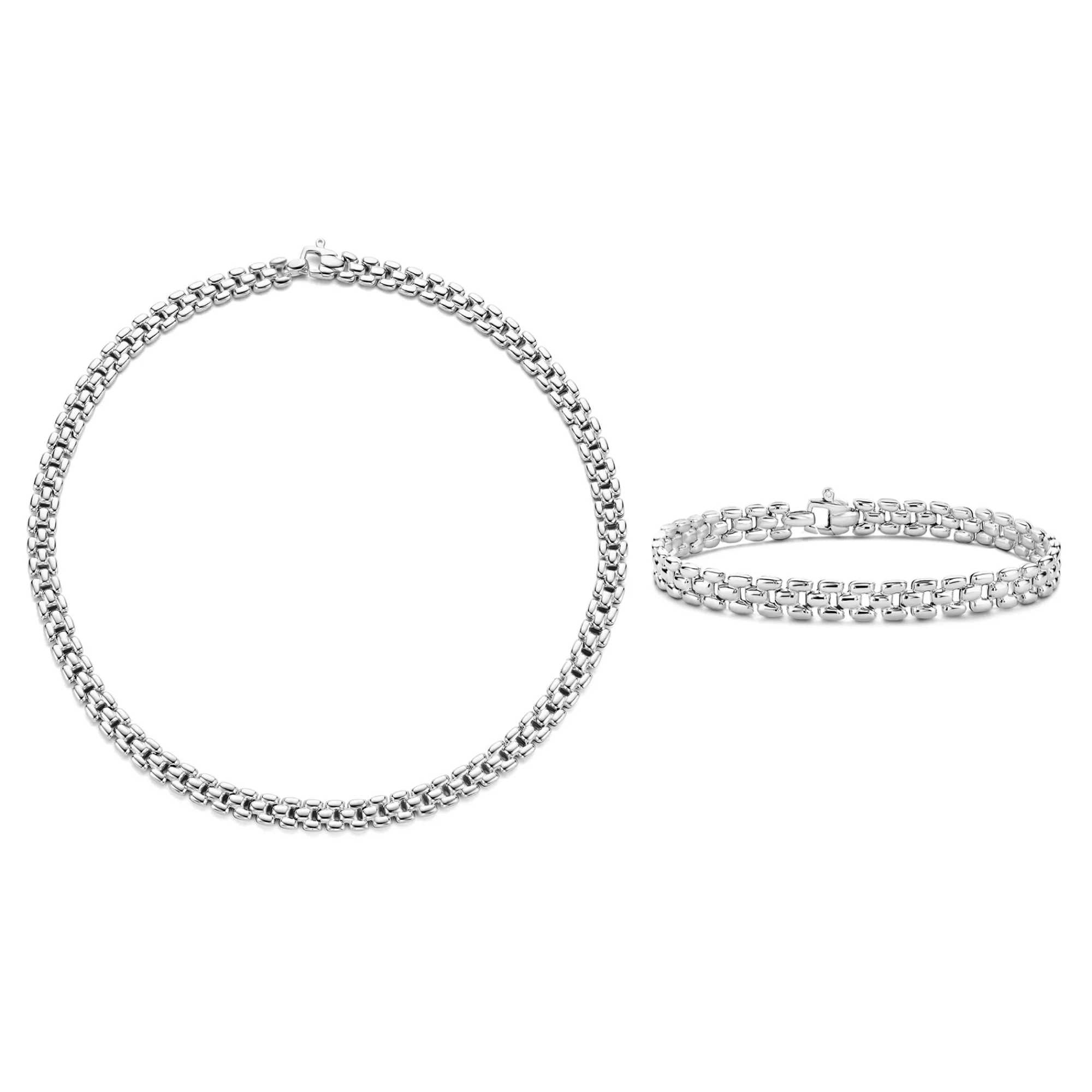 Parte Di Me Kettingen*Sorprendimi 925 Sterling Zilveren Ketting En Armband Giftset